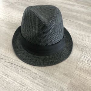 Gray Straw Fedora